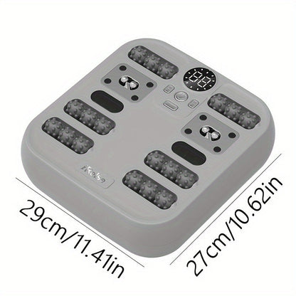 Foot Massager with Constant Temperature Heating & Magnetic Infrared Induction(White)