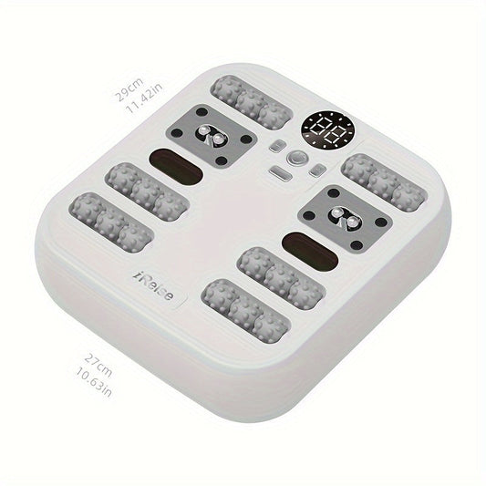 Foot Massager with Constant Temperature Heating & Magnetic Infrared Induction(White)